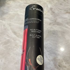 Rabbit Automatic Wine Opener - Metallic Red